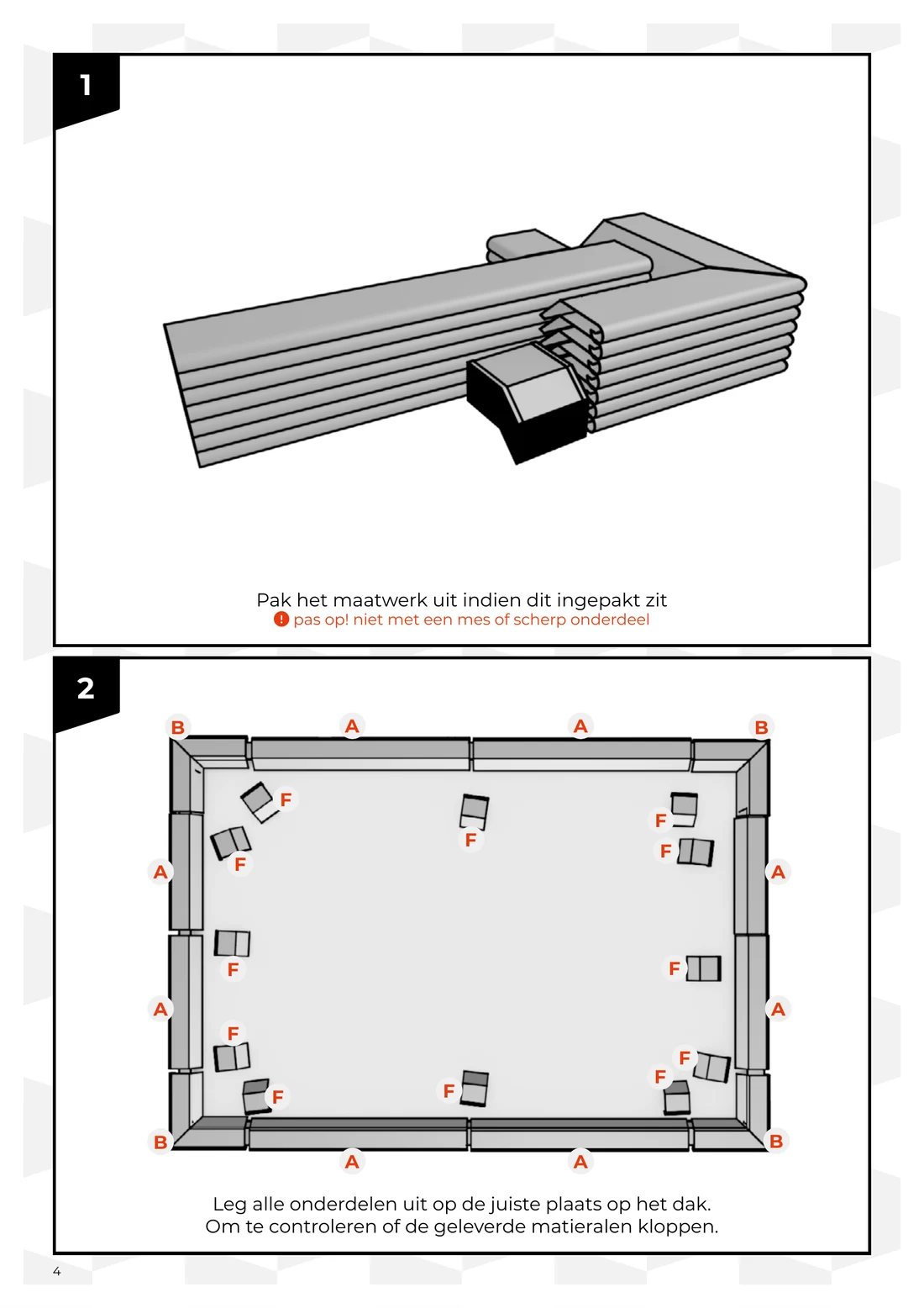 Pagina 4 van de montagehandleiding